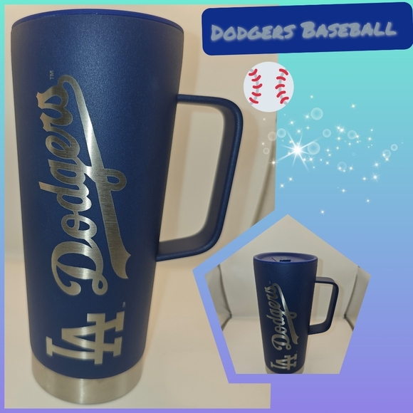 Dodgers Blue Travel Mug - Picture 1 of 2